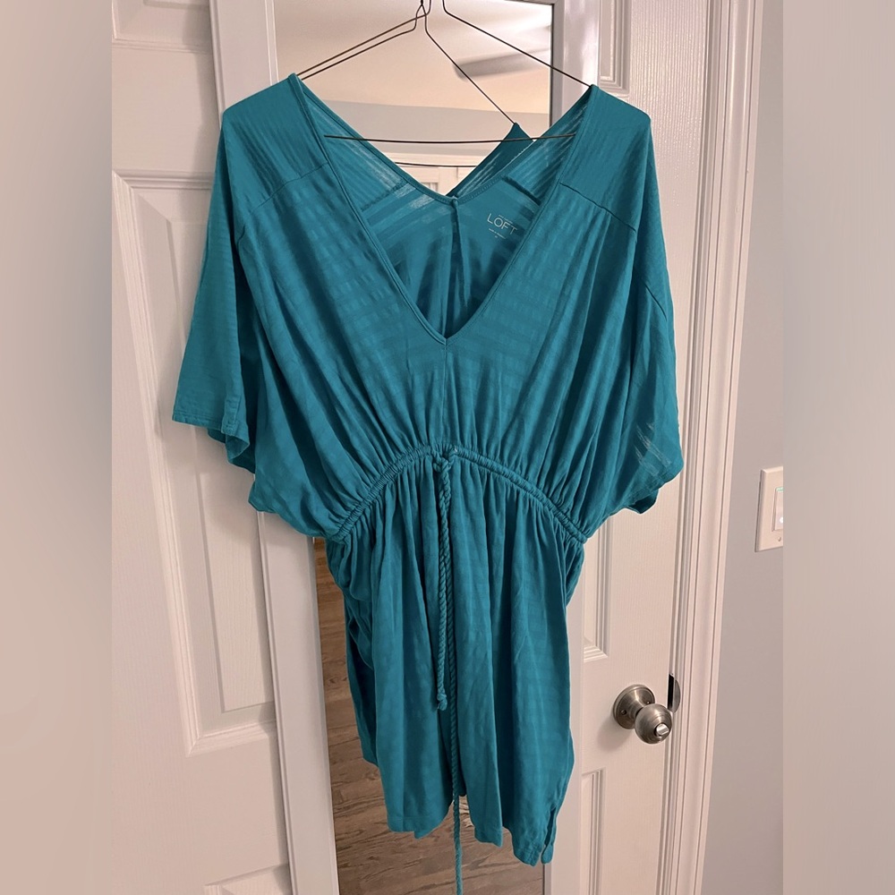 Women’s teal beach coverup - size M